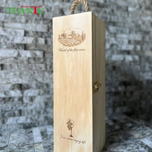 Các mẫu hộp rượu gỗ đẹp nâng tầm giá trị quà tặng cuối năm