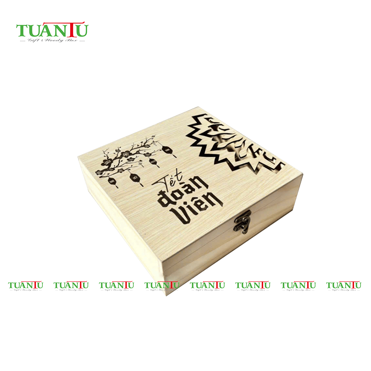 Hộp bánh trung thu 4 bánh HBTT01