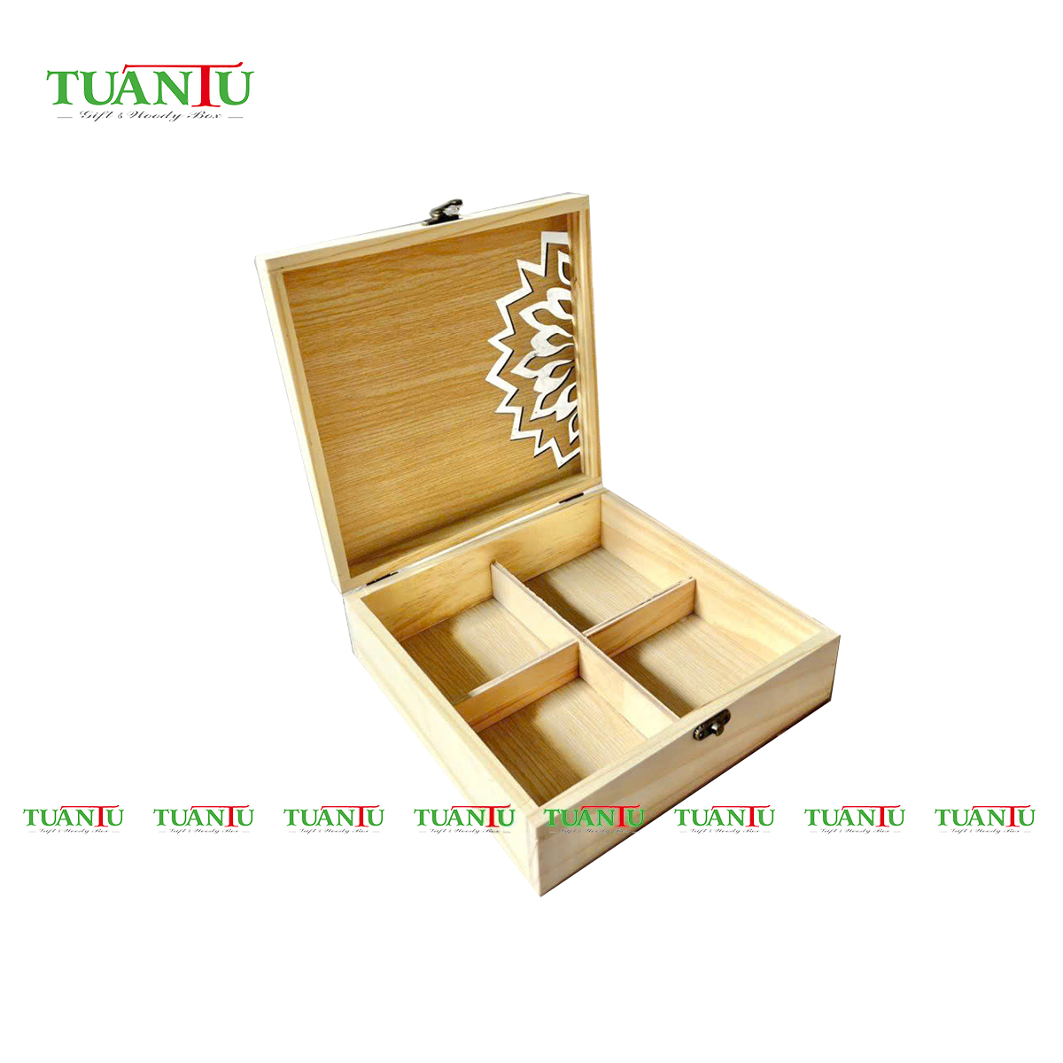 Hộp bánh trung thu 4 bánh HBTT01