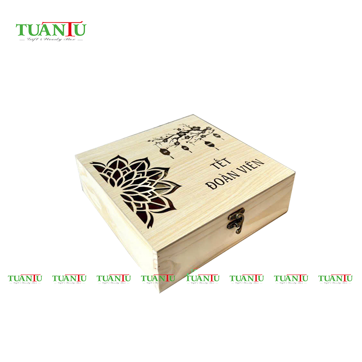 Hộp bánh trung thu 4 bánh HBTT03