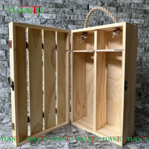 Hộp gỗ đựng rượu: Giải pháp tối ưu và sang trọng cho sản phẩm của bạn