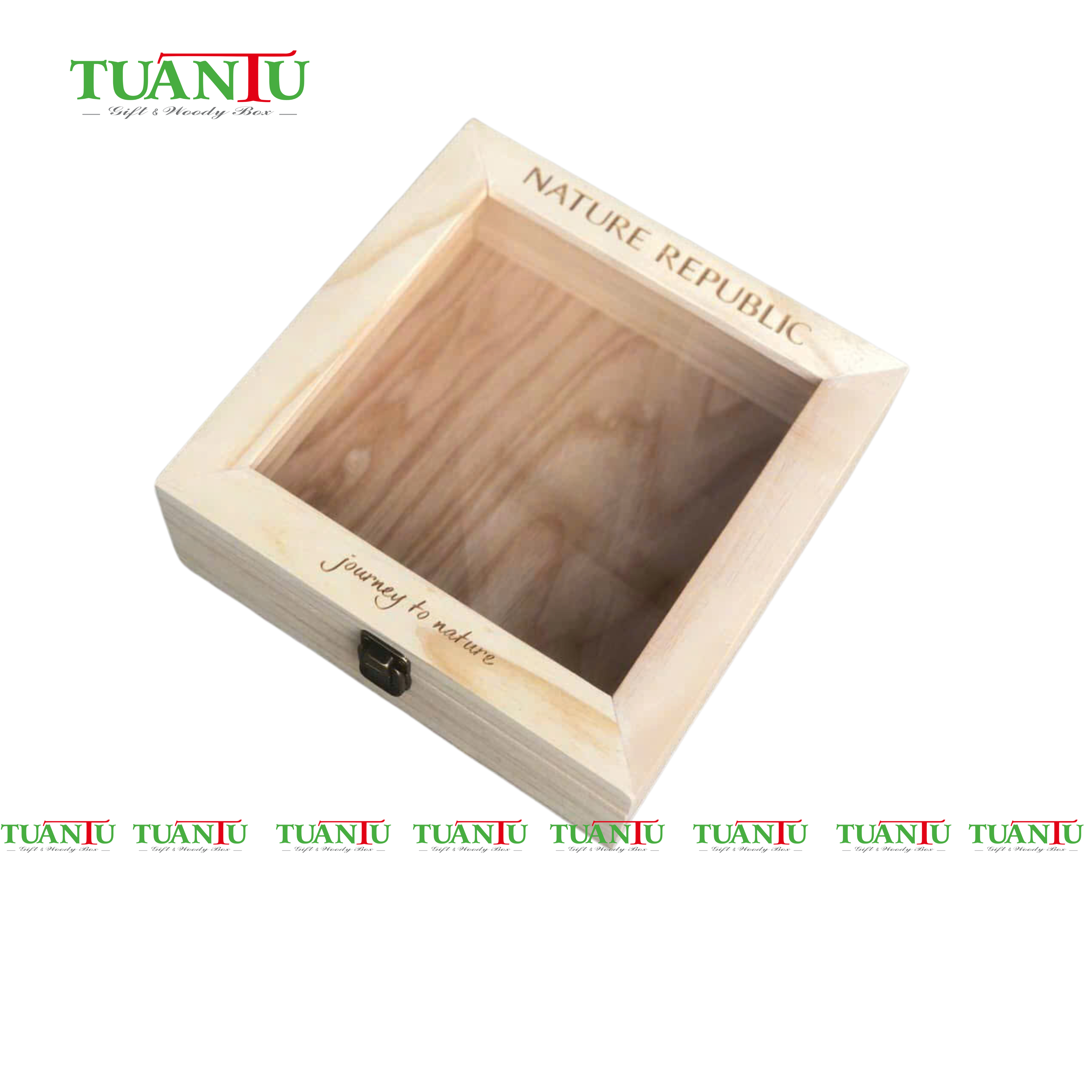 Hộp quà gỗ sản xuất theo yêu cầu