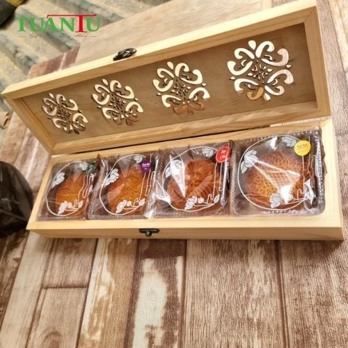 Những mẫu hộp bánh Trung Thu gỗ ấn tượng được săn đón mỗi dịp đoàn viên