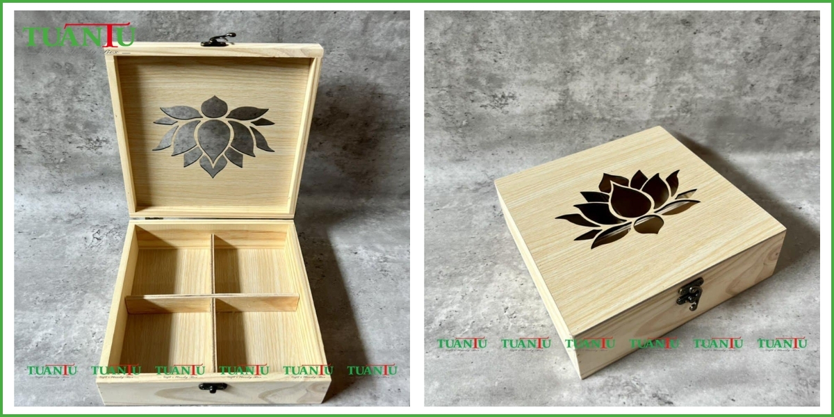 Các ý tưởng thiết kế hộp bánh Trung Thu gỗ